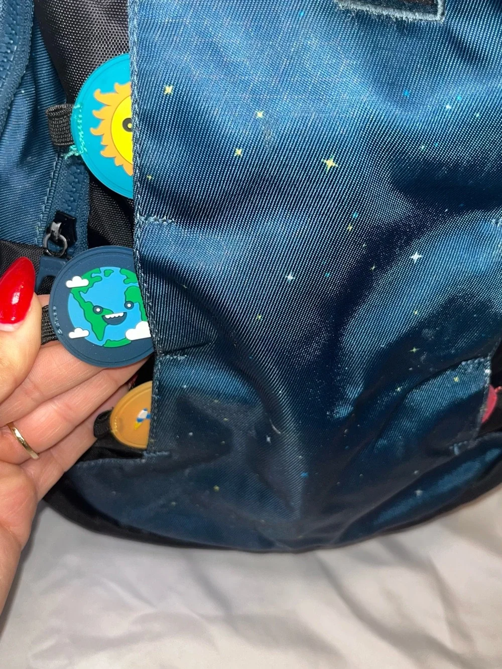 Arctic Fox Blue Star Print Backpack